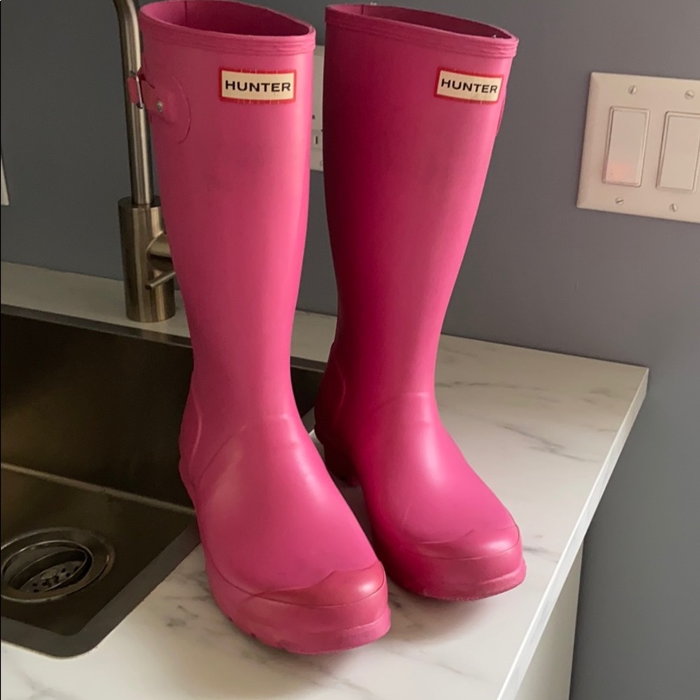 Hunter Pink Women's Winter & Rain Boots